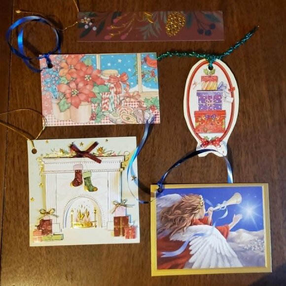 Lot of 50 Upcycled Christmas Gift Tags - Picture 11 of 14